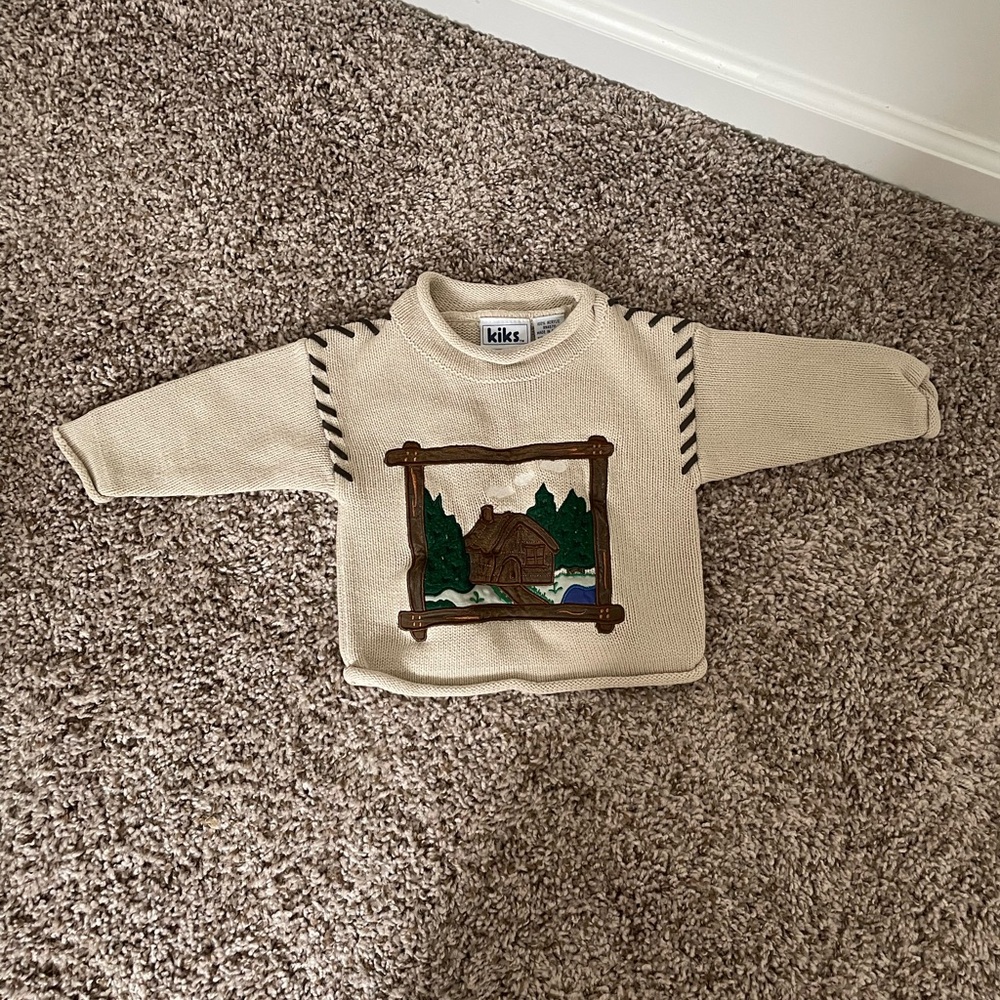 Kiks 12m Baby Sweater 🪵 - Picture 2 of 5